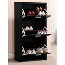 3 Drawer Shoe Rack - Black by HouseOfZazla