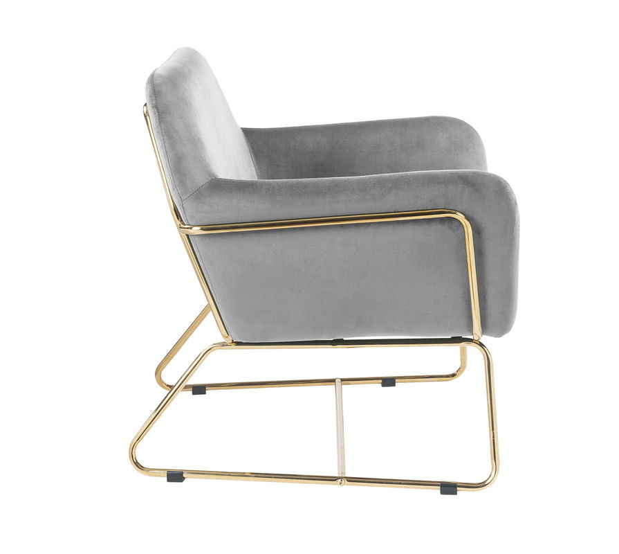 Keira - Accent Chair With Metal Base, photo 10 of 18