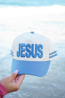 Jesus - Blue Vintage Trucker Hat