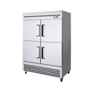 54-Inch 49 Cu.Ft Commercial 6-Shelves Stainless Steel Reach-In Freezer (SAK10247) by SAKSBY WHOLESALE