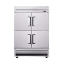 54-Inch 49 Cu.Ft Commercial 6-Shelves Stainless Steel Reach-In Freezer (SAK10247) by SAKSBY WHOLESALE