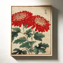 Red Chrysanthemum Elegance