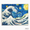 The Great Wave at Starry Night