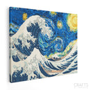 The Great Wave at Starry Night