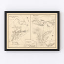 Vintage Map of Stark, New Hampshire 1892