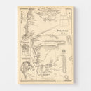 Vintage Map of Columbia, New Hampshire 1892