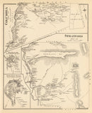 Vintage Map of Columbia, New Hampshire 1892