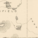 Vintage Map of Millsfield, New Hampshire 1892