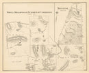 Vintage Map of Millsfield, New Hampshire 1892
