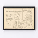 Vintage Map of Millsfield, New Hampshire 1892