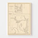 Vintage Map of Errol, New Hampshire 1892