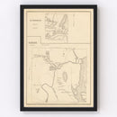 Vintage Map of Errol, New Hampshire 1892