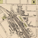 Vintage Map of Rutland, Vermont 1876