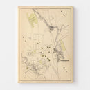 Vintage Map of Saint Johnsbury, Vermont 1876