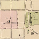 Vintage Map of Burlington, Vermont 1873
