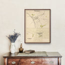 Vintage Map of Montpelier, Vermont 1876
