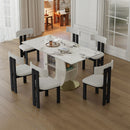 Modern Dining Table Set With Storage, Includes Chairs by HouseOfZazla