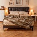540GSM Soft Plush Fuzzy Luxury Faux Raccoon Fur Blanket for Bed-M by LJGDeals