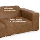 Rex - Handcrafted Sectional Sofa And Ottoman by Unique Piece Furniture