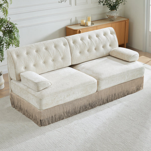 Soft Velvet Chesterfield Style Sofa, photo 2 of 10