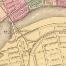 Vintage Map of Lawrence, Massachusetts 1871
