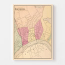 Vintage Map of Haverhill, Massachusetts 1871