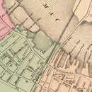 Vintage Map of Newburyport, Massachusetts 1871