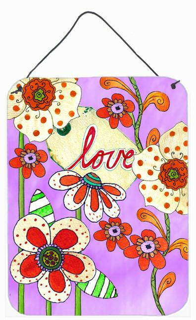 Love is Blooming Valentine's Day Wall or Door Hanging Prints PJC1039DS1216