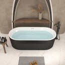 67" Linear Acrylic Freestanding Bathtub