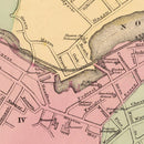 Vintage Map of Salem, Massachusetts 1871