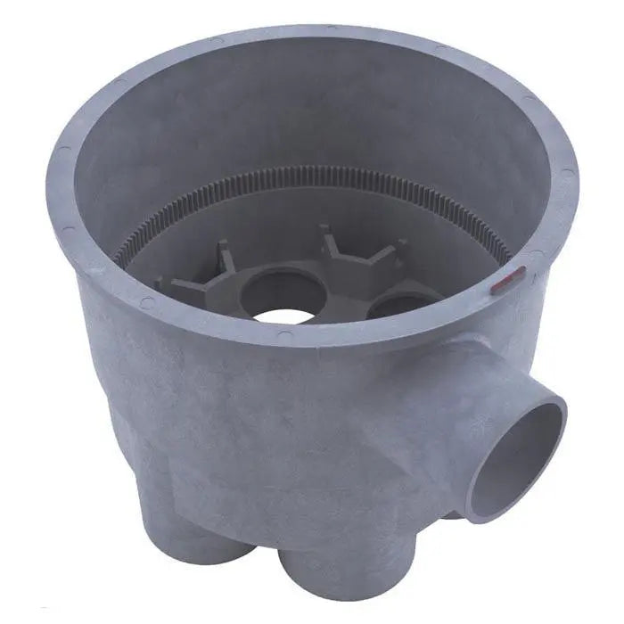 A&A Manufacturing Lower Housing 6 Port 2" Low Profile Water Valve [Gray] (541763)