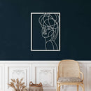 Women Silhouette Metal Wall Art