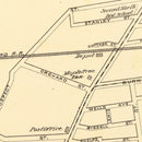 Vintage Map of East Hartford, Connecticut 1893