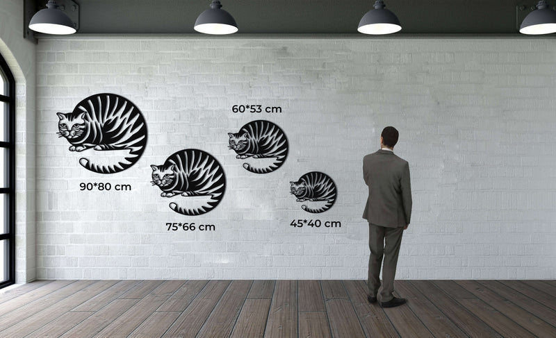 Cat Metal Wall Art