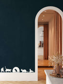 Cats and Mouse Metal Wall Art