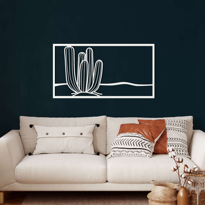 Cactus Metal Wall Art
