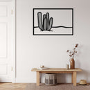 Cactus Metal Wall Art