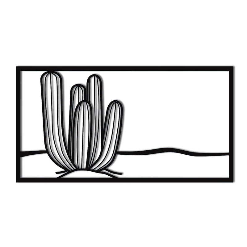 Cactus Metal Wall Art