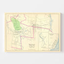 Vintage Map of Westville, Connecticut 1893