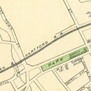 Vintage Map of Milford, Connecticut 1893
