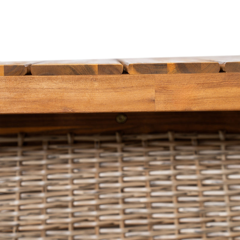 Outdoor Acacia Wood Dining Table, Teak Finish, photo 10 of 10
