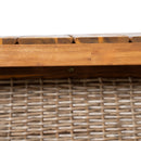 Outdoor Acacia Wood Dining Table, Teak Finish by HouseOfZazla