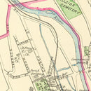Vintage Map of Naugatuck, Connecticut 1893