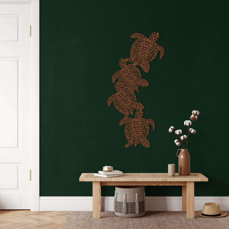 Turtle Metal Wall Art