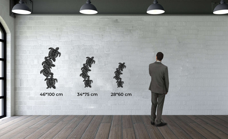 Turtle Metal Wall Art