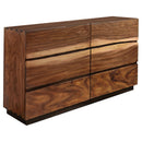 Beverly - 5 Piece Eastern King Bedroom Set - Walnut by HouseOfZazla