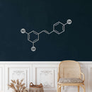 Wine Molecule Metal Wall Art
