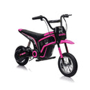 24V14ah Kids Ride On 24V Electric Toy Motocross Motorcycle Dirt Bike-XXL large,Speeds up to 14.29MPH,Dual Suspension, Hand-Operated Dual Brakes, Twist Grip Throttle, Authentic Motocross Bike Geometry
