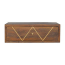 Floating Bedside Table - Chestnut by HouseOfZazla