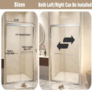 Double Sliding Shower Door With Explosion Proof Film by HouseOfZazla